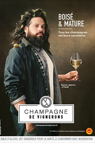 Champagne aux aromes bois&eacute;s