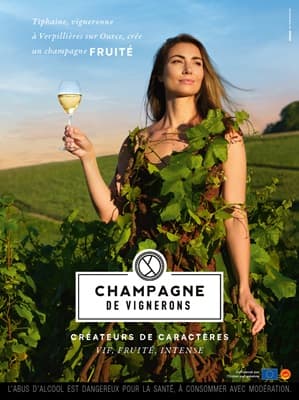 Champagne fruit&eacute;