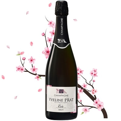 Champagne rose pour le dessert de Paques