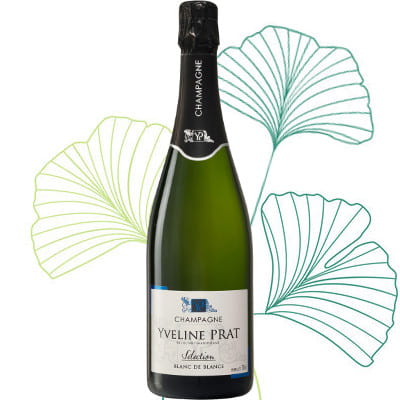 Champagne blanc de blanc 100% chardonnay de petit producteur