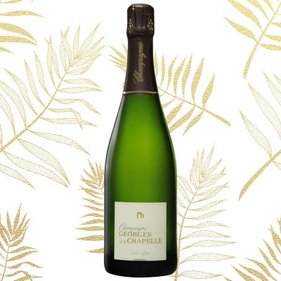 Bouteille de champagne extra brut haut de gamme producteur Georges de la Chapelle