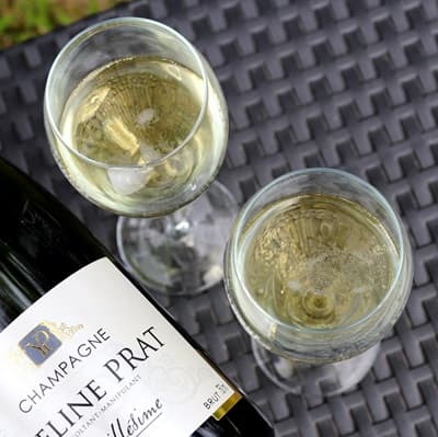 Champagne pour une soir&eacute;e en amoureux