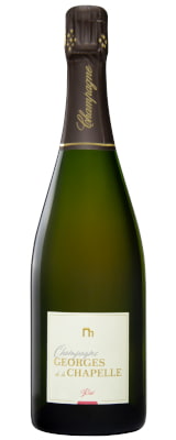 Champagne ros&eacute; Georges de la Chapelle haut de gamme aux aromes de fraise et de peche pour l'ap&eacute;ritif ou le dessert