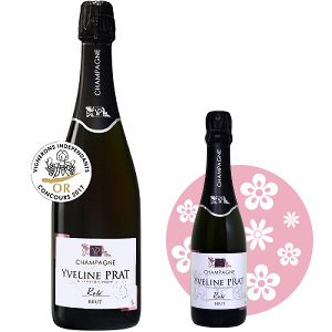 Champagne rosé Yveline Prat 