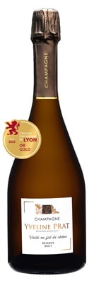 Champagne original vieilli en fut de chene de producteur recoltant manipulant 