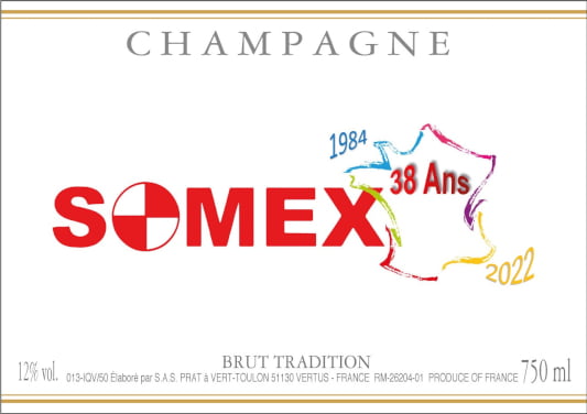 Etiquette personnalis&eacute;e champagne avec photo pour un anniversaire
