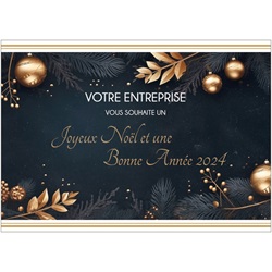 Champagne avec �tiquette personnalis�e pour Noel