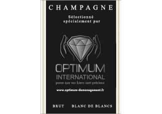 Etiquette de champagne anniversaire entreprise