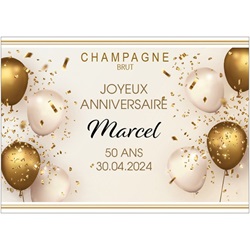 Champagne pour une f�te d'anniversaire
