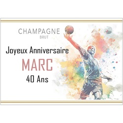 Id�e cadeau anniversaire pour un handballeur ou basketteur
