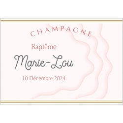 champagne pour bapt�me