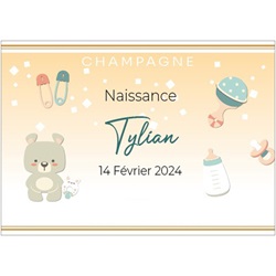 �tiquette pour naissance toute douce