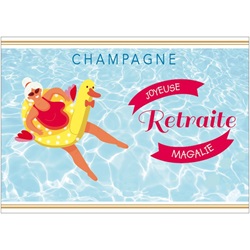 champagne pour un d�part en retraite femme