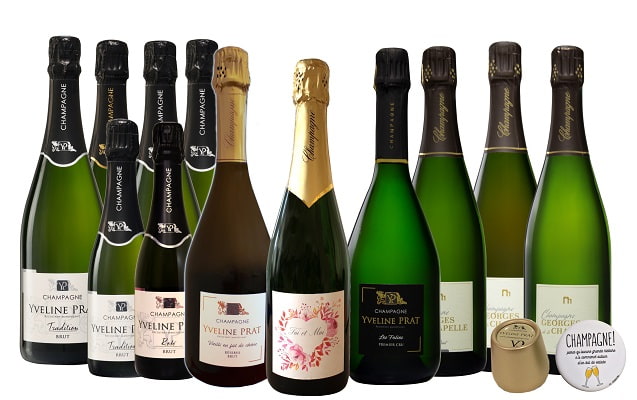 Kit de survie 1 an de mariage avec champagne