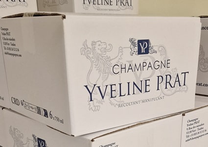 Livraison de champagne de producteur en France