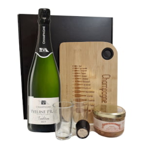 Coffret gastronomique champagne pour apéritif