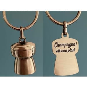 Porte clé bouchon de Champagne pour un petit cadeau