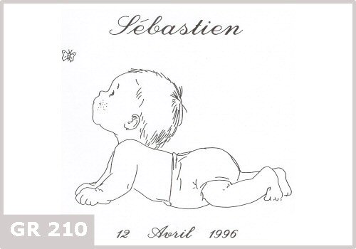 gravure sur bouteille de champagne pour naissance