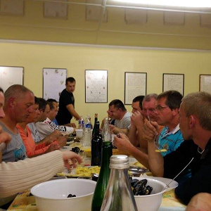 Repas et cochelet vendanges