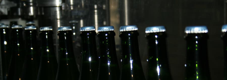 La cr&eacute;ation des bouteilles de champagne